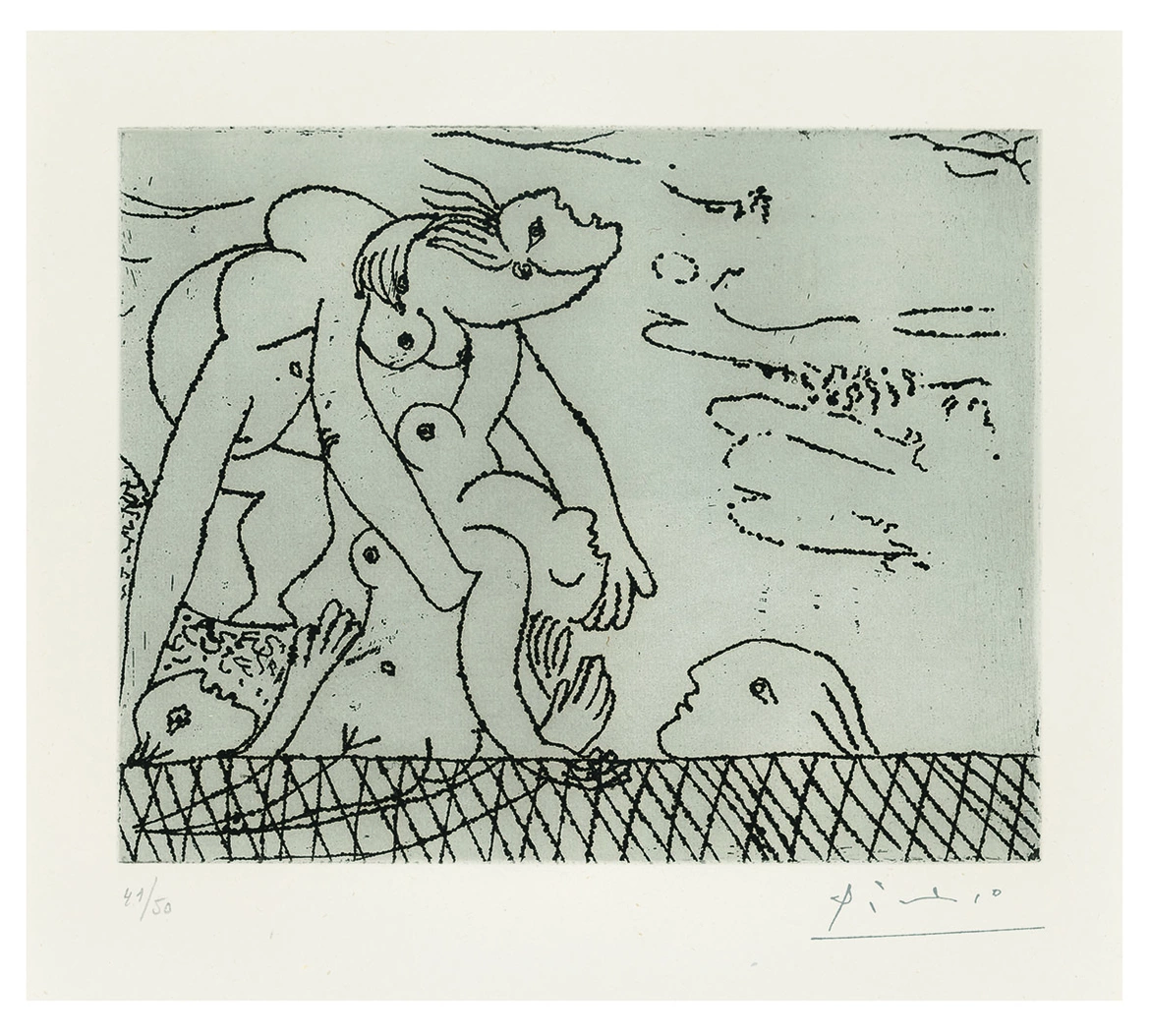 Pablo Picasso, Le sauvetage de la noyée I, 1932 © Succession Picasso / VG Bild-Kunst, Bonn 2024